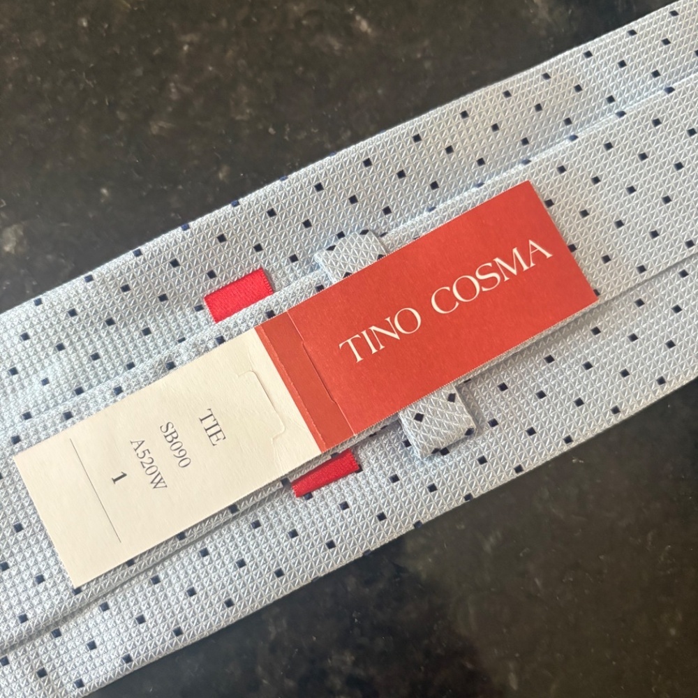 NWT 🇮🇹 designer Tino Cosma Designer Silk Tie - Picture 4 of 13